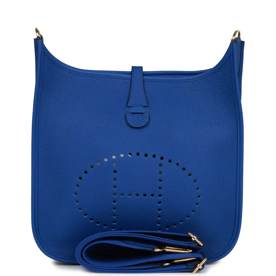 Hermès Evelyne III PM Bleu Royal Maurice Gold_yythk