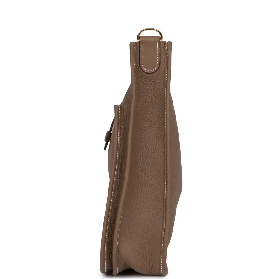 Hermès Evelyne III PM Etoupe Clemence Gold Hardware (2)