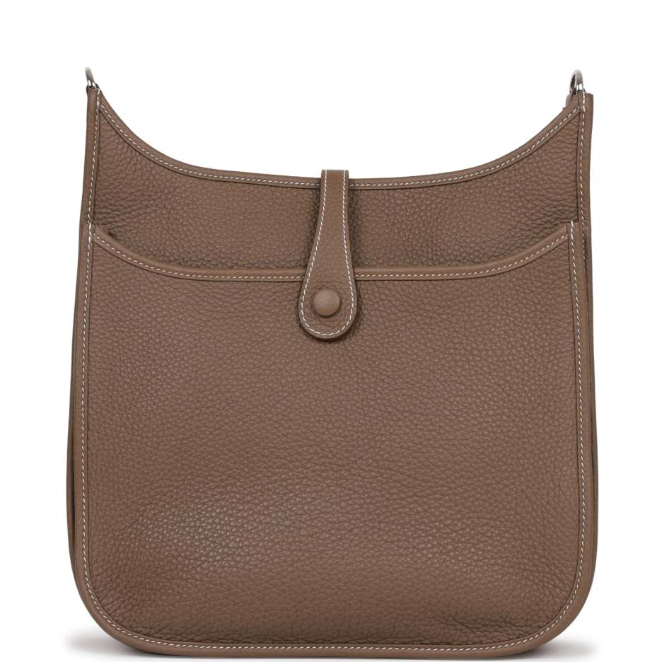 Hermès Evelyne III PM Etoupe Clemence Palladium Har (3)