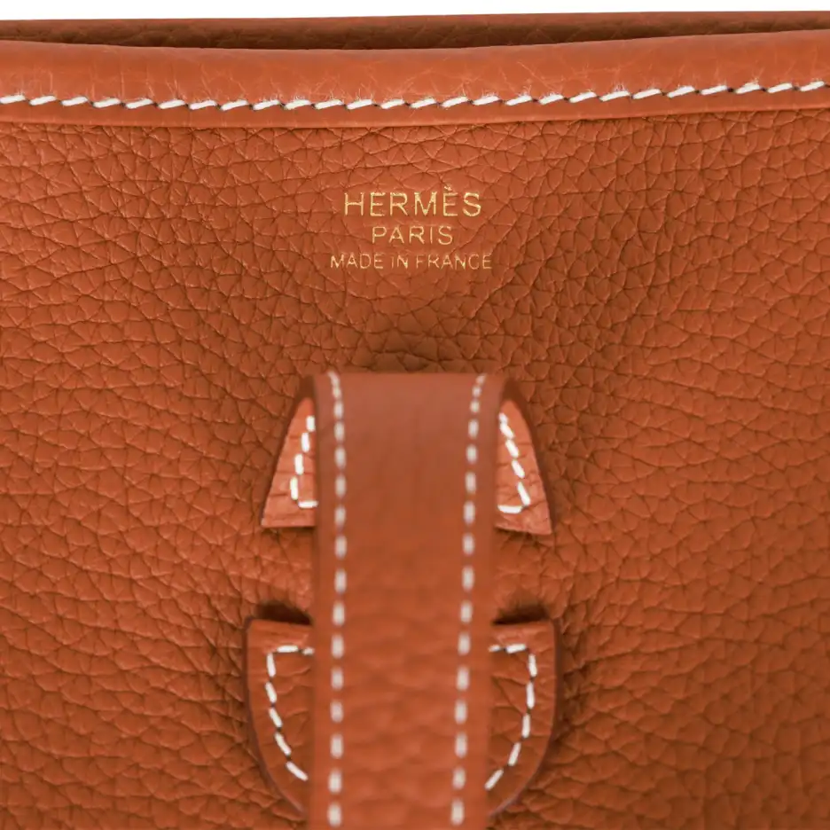 Hermès Evelyne III PM Gold Clemence Gold Hardware (6)