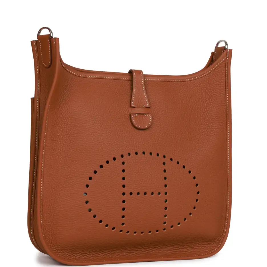 Hermès Evelyne III PM Gold Clemence Palladium Hardw (1)