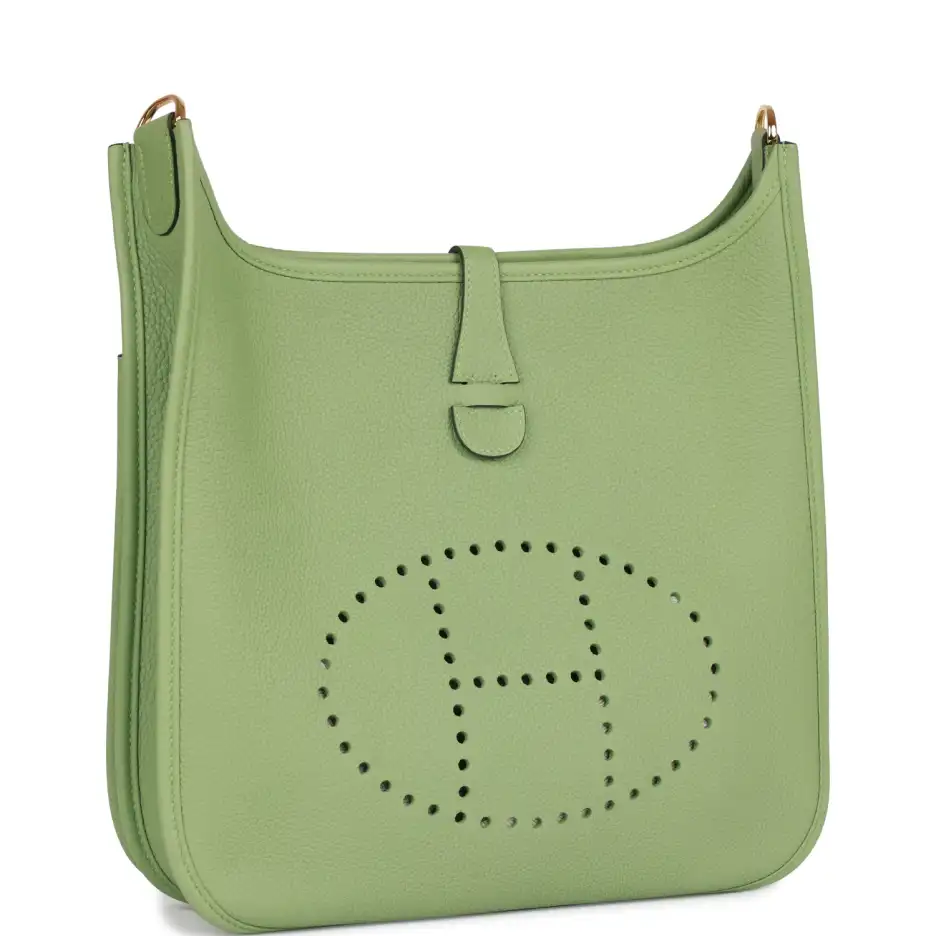 Hermès Evelyne III PM Vert Criquet Clemence Gold_yy (1)
