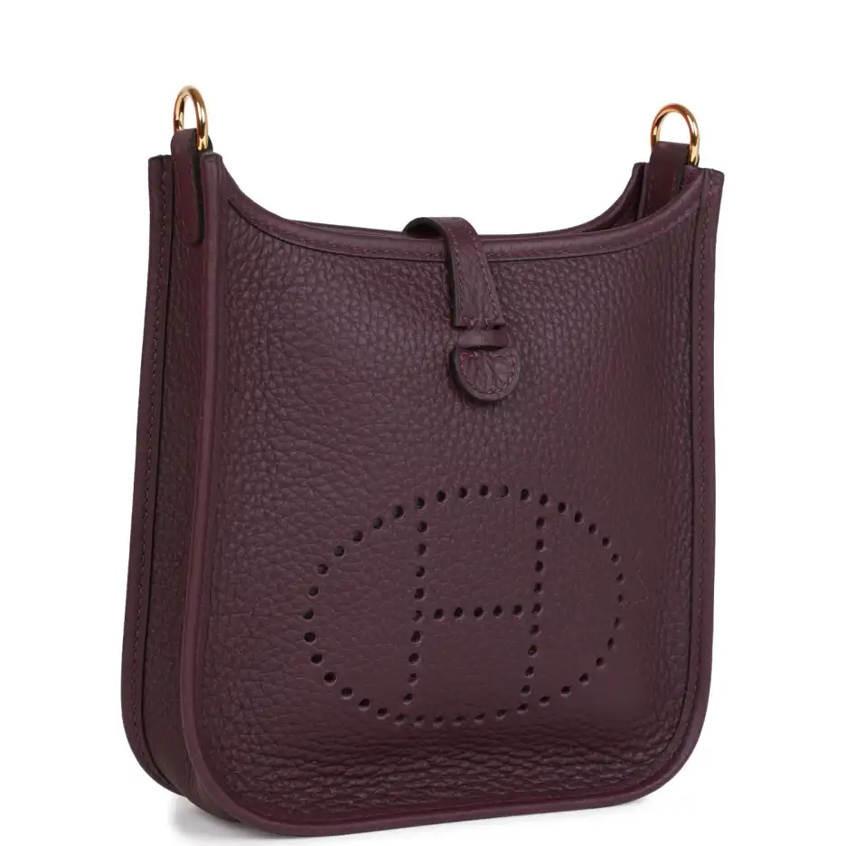 Hermès Evelyne TPM Cassis Clemence Gold Hardware (1)