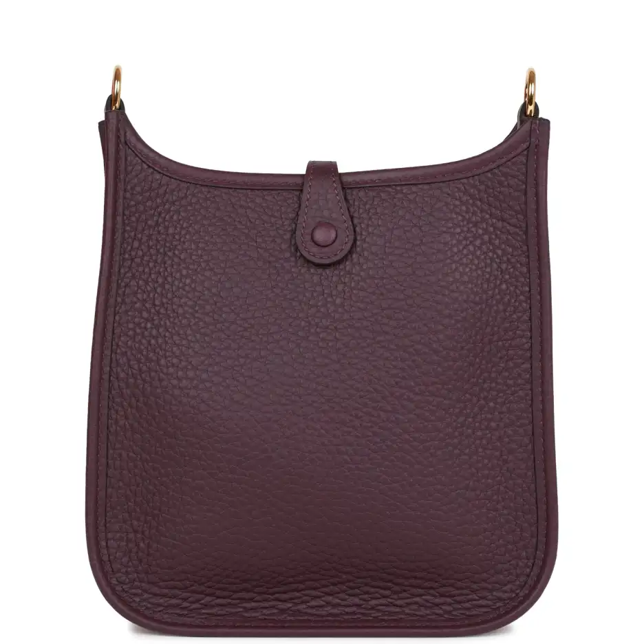 Hermès Evelyne TPM Cassis Clemence Gold Hardware (3)