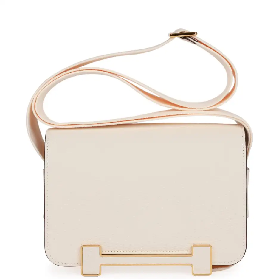 Hermès Geta Nata Chevre Gold Hardware