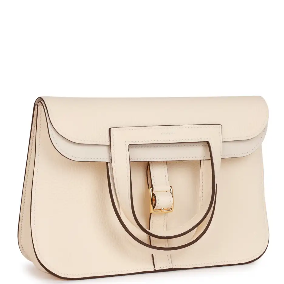 Hermès Halzan 25 Nata Clemence Gold Hardware (1)