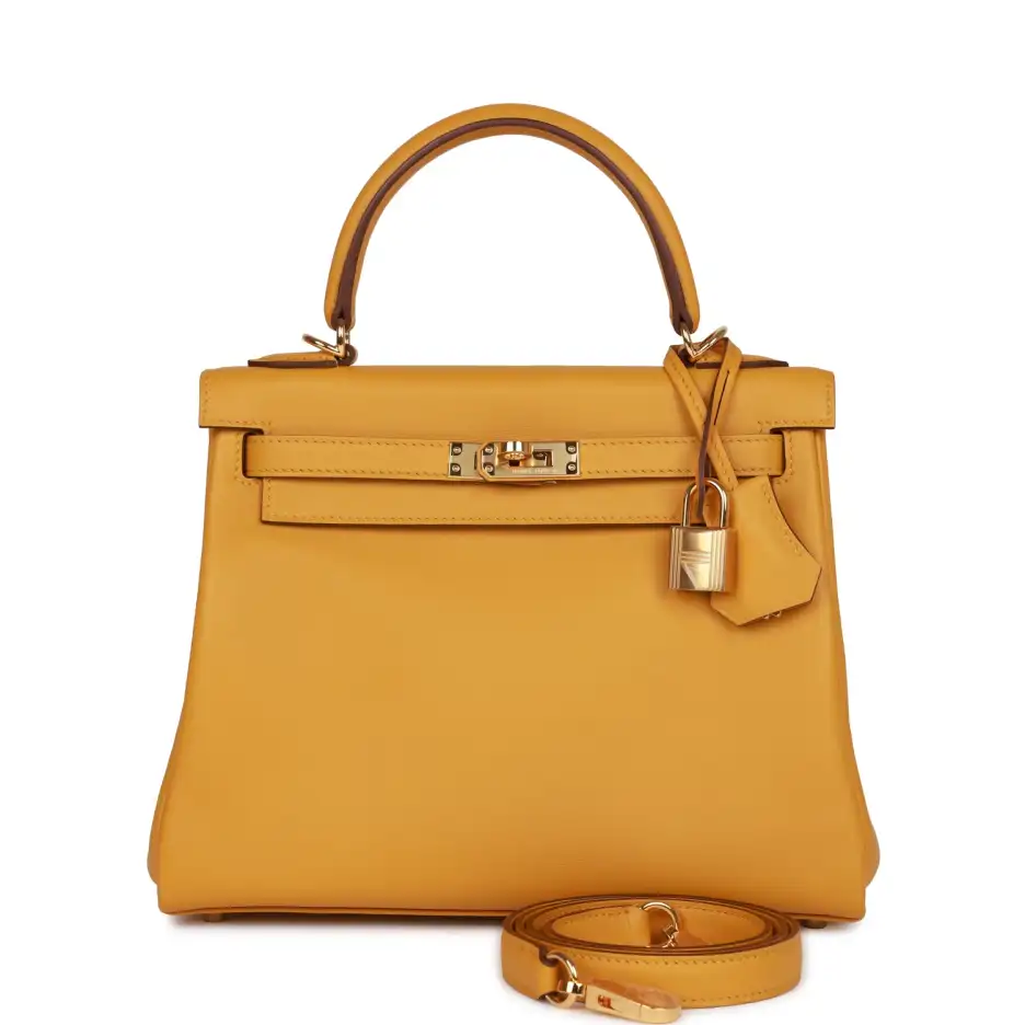 Hermès Kelly Retourne 25 Jaune Ambre Swift Gold_yyt