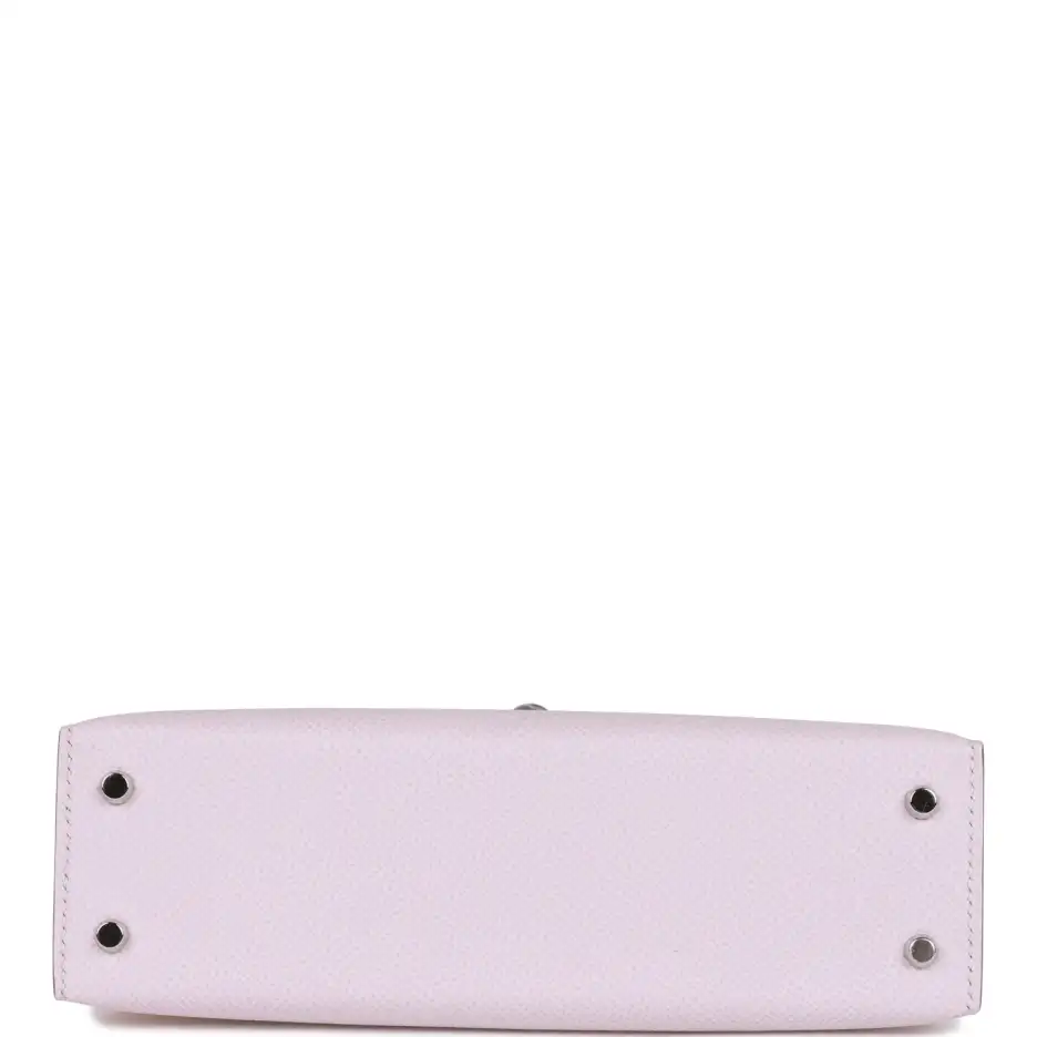 Hermès Kelly Sellier 20 Mauve Pale Epsom Palladium_ (5)