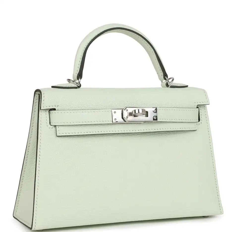 Hermès Kelly Sellier 20 Vert Fizz Chevre Palladium_ (1)