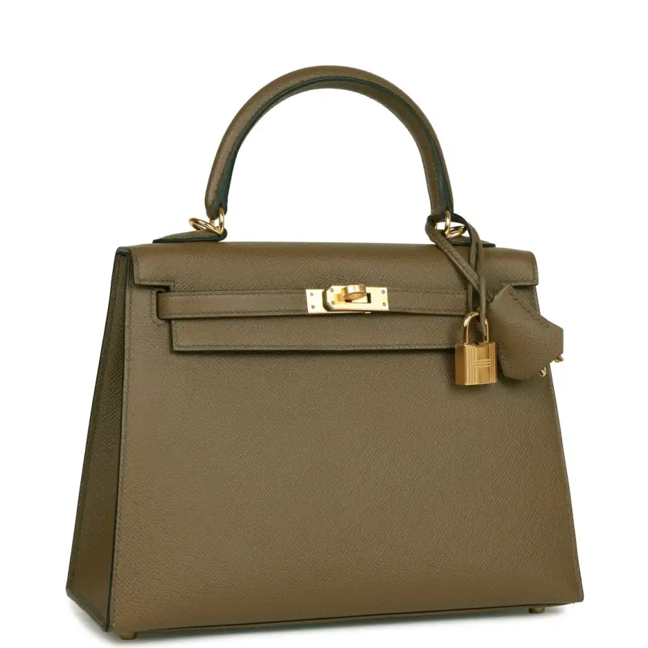 Hermès Kelly Sellier 25 Vert Olive Epsom Gold_yythk (1)