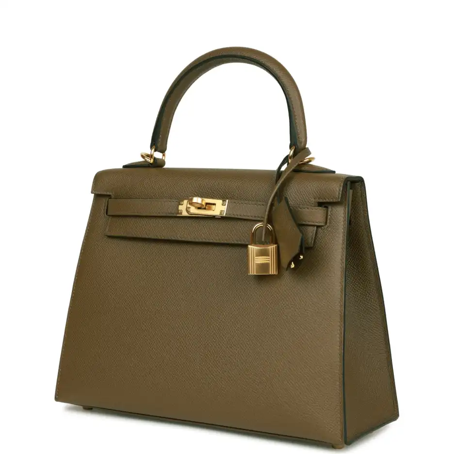 Hermès Kelly Sellier 25 Vert Olive Epsom Gold_yythk (2)