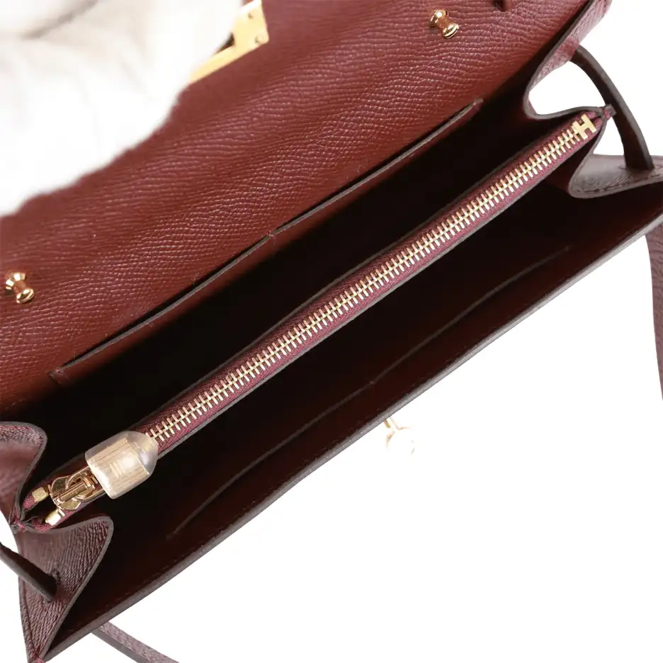 Hermès Kelly Wallet To Go Bordeaux Epsom Gold_yythk (6)