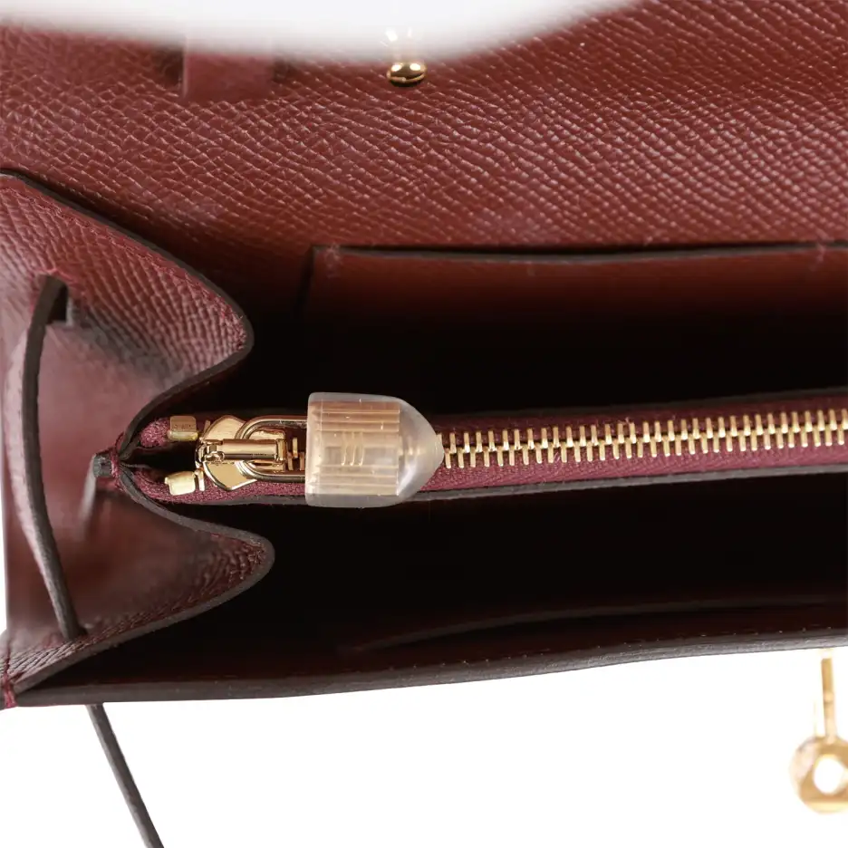 Hermès Kelly Wallet To Go Bordeaux Epsom Gold_yythk (7)