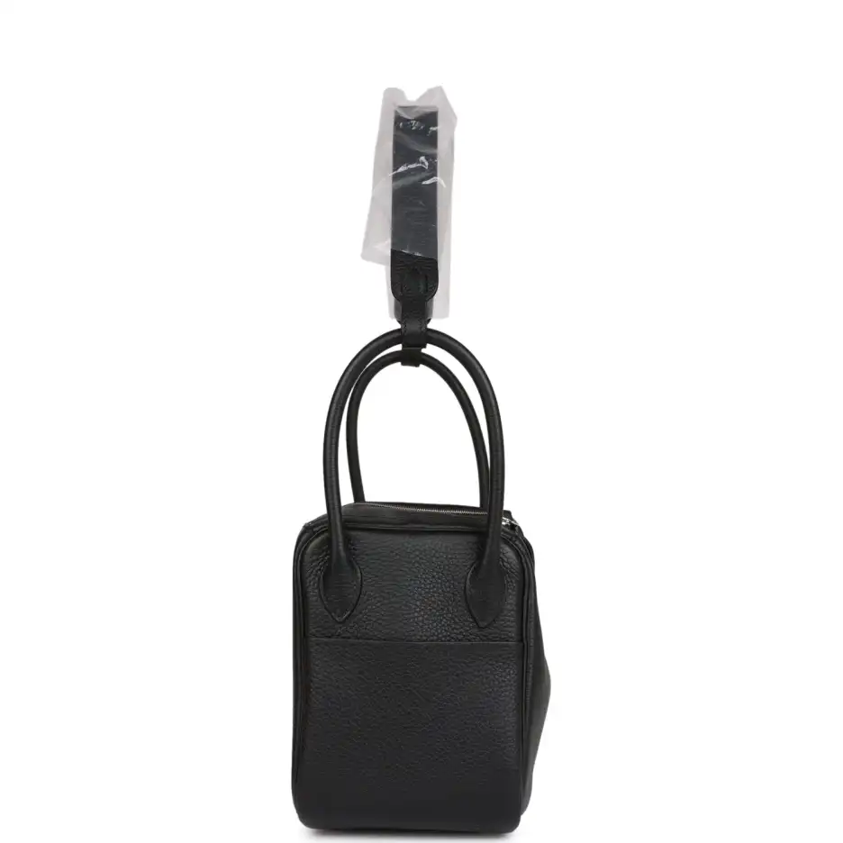 Hermès Lindy 26 Black Clemence Palladium Hardware (2)