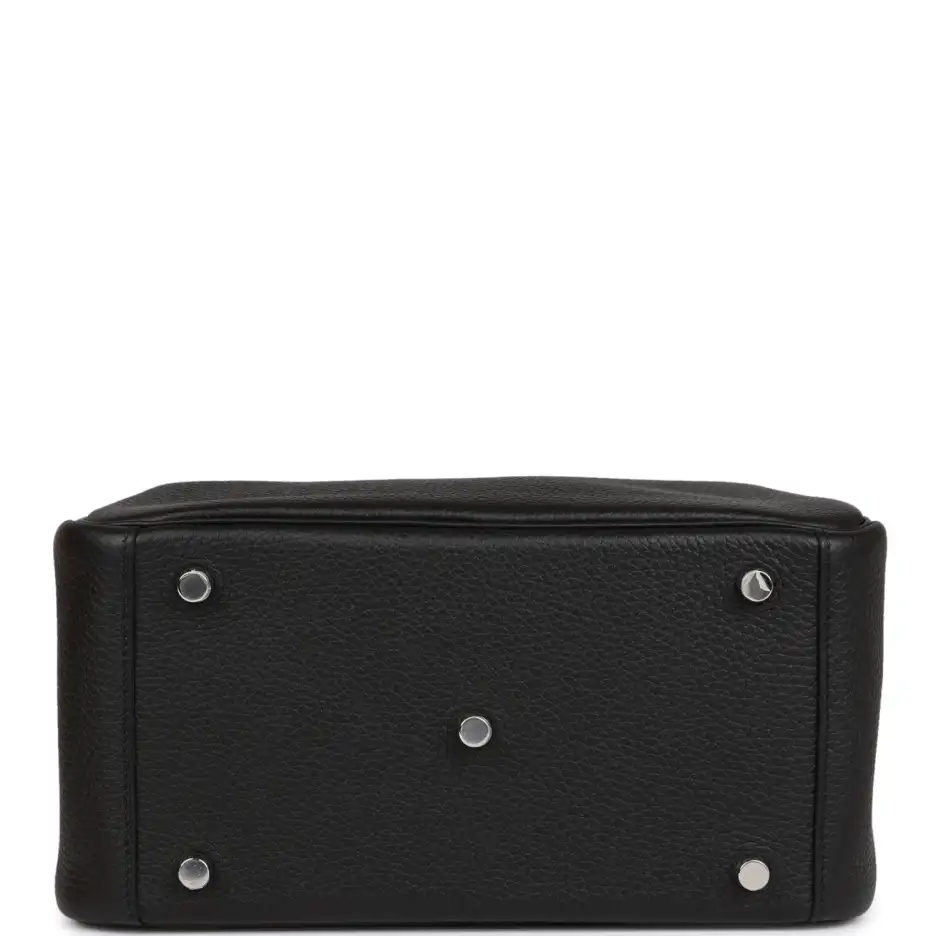 Hermès Lindy 26 Black Clemence Palladium Hardware (5)