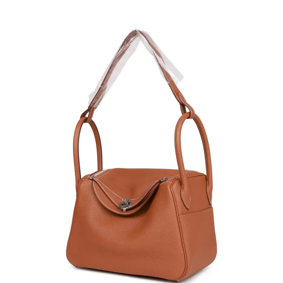 Hermès Lindy 26 Gold Clemence Palladium Hardware (5)