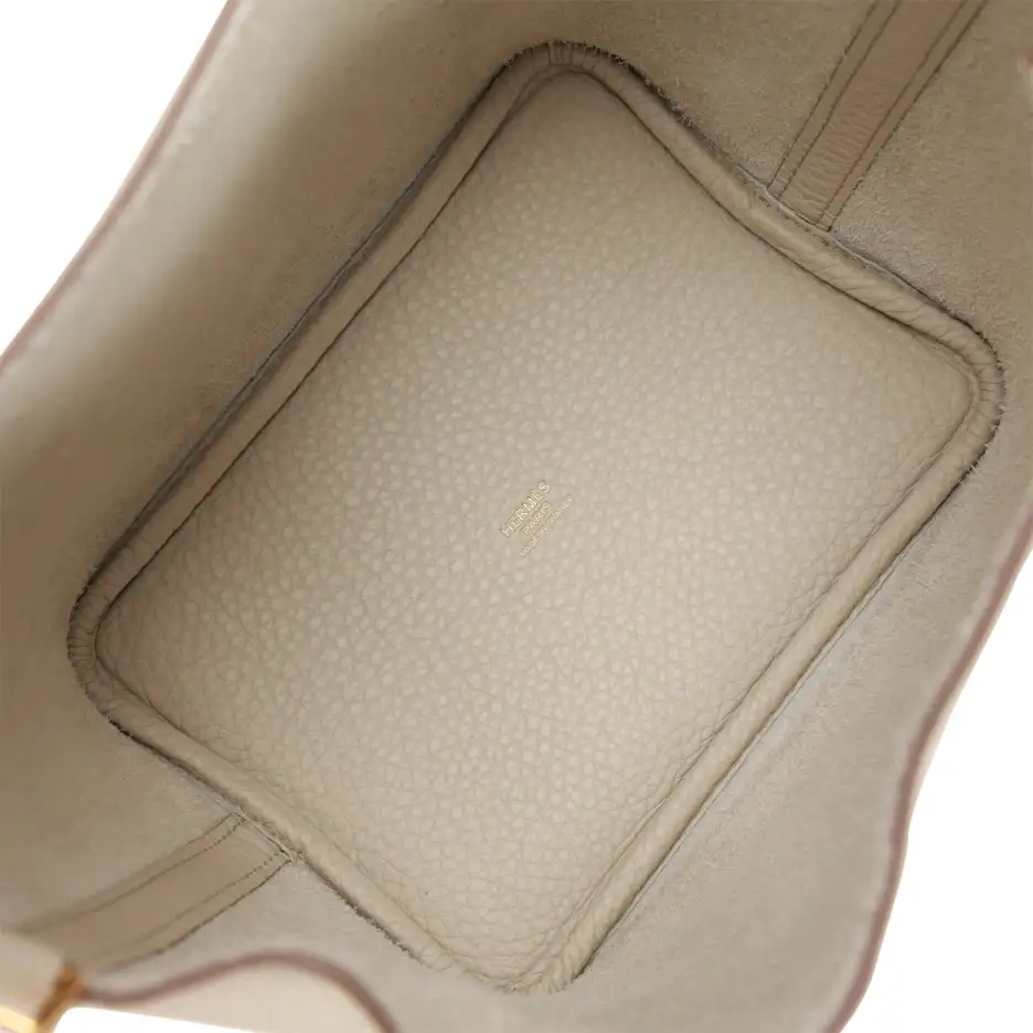 Hermès Picotin Lock 18 Beton Clemence Gold Hardware (6)