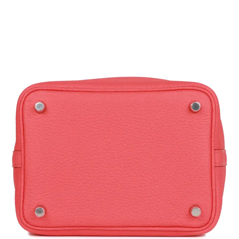 Hermès Picotin Lock 18 Rose Texas Clemence Palladiu (5)
