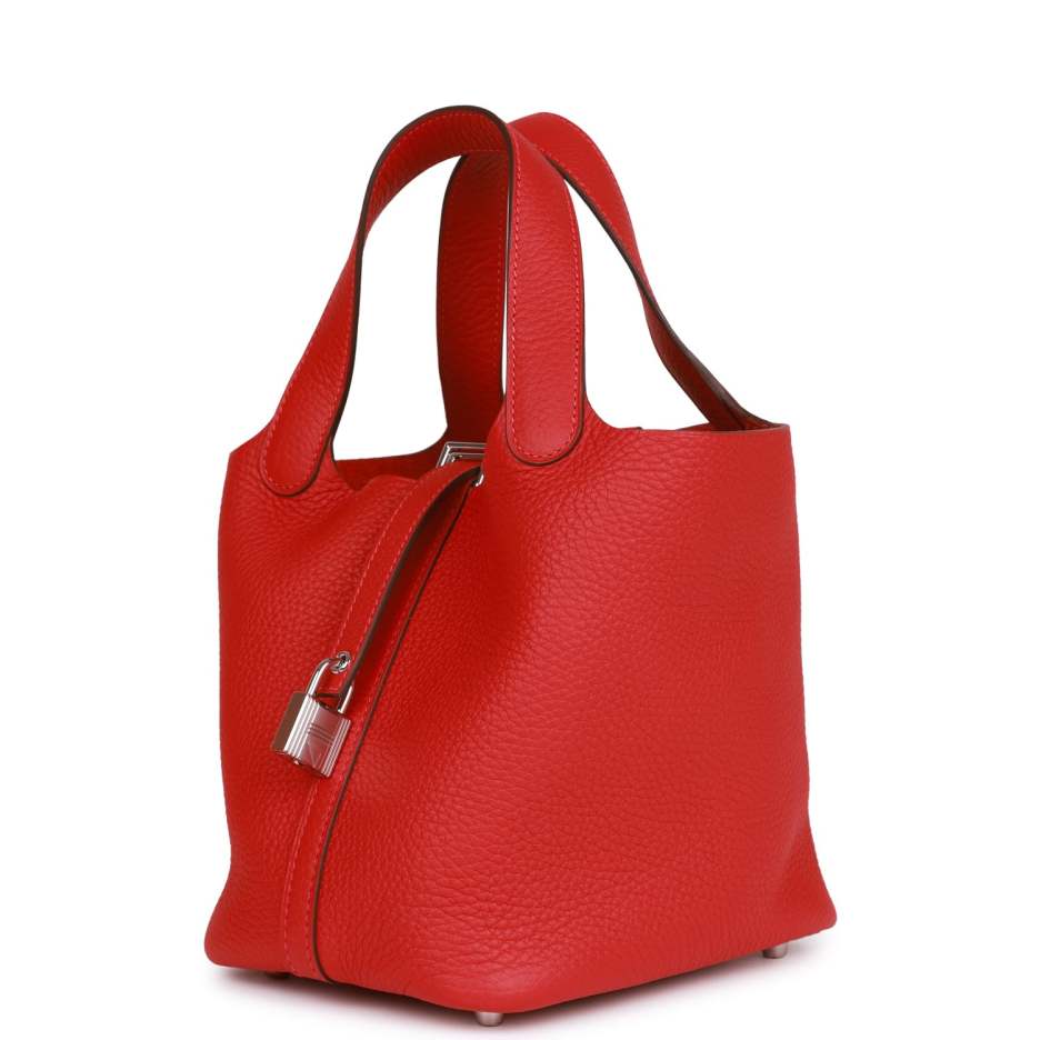 Hermès Picotin Lock 18 Vermillion Clemence Palladium_yythk (4)