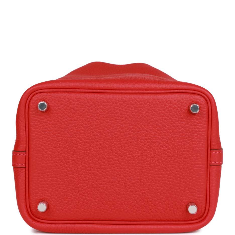 Hermès Picotin Lock 18 Vermillion Clemence Palladium_yythk (6)