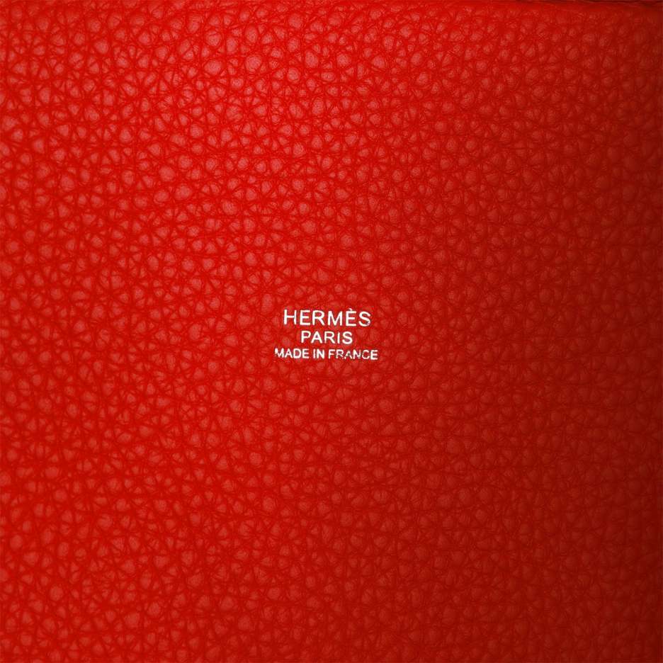 Hermès Picotin Lock 18 Vermillion Clemence Palladium_yythk (7)
