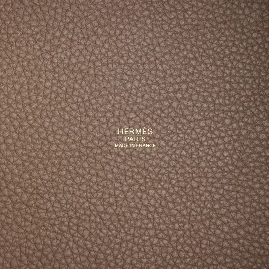 Hermès Picotin Lock 22 Etoupe Clemence Gold Hardwar (7)