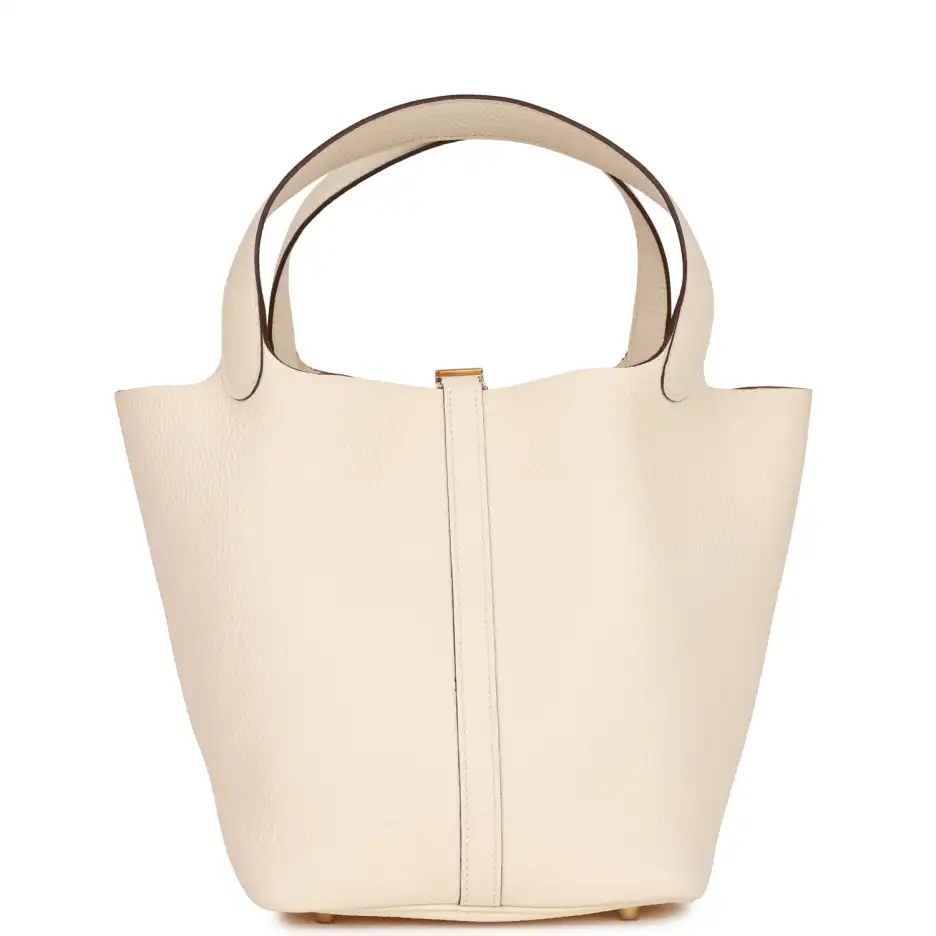 Hermès Picotin Lock 22 Nata Clemence Gold Hardware (3)