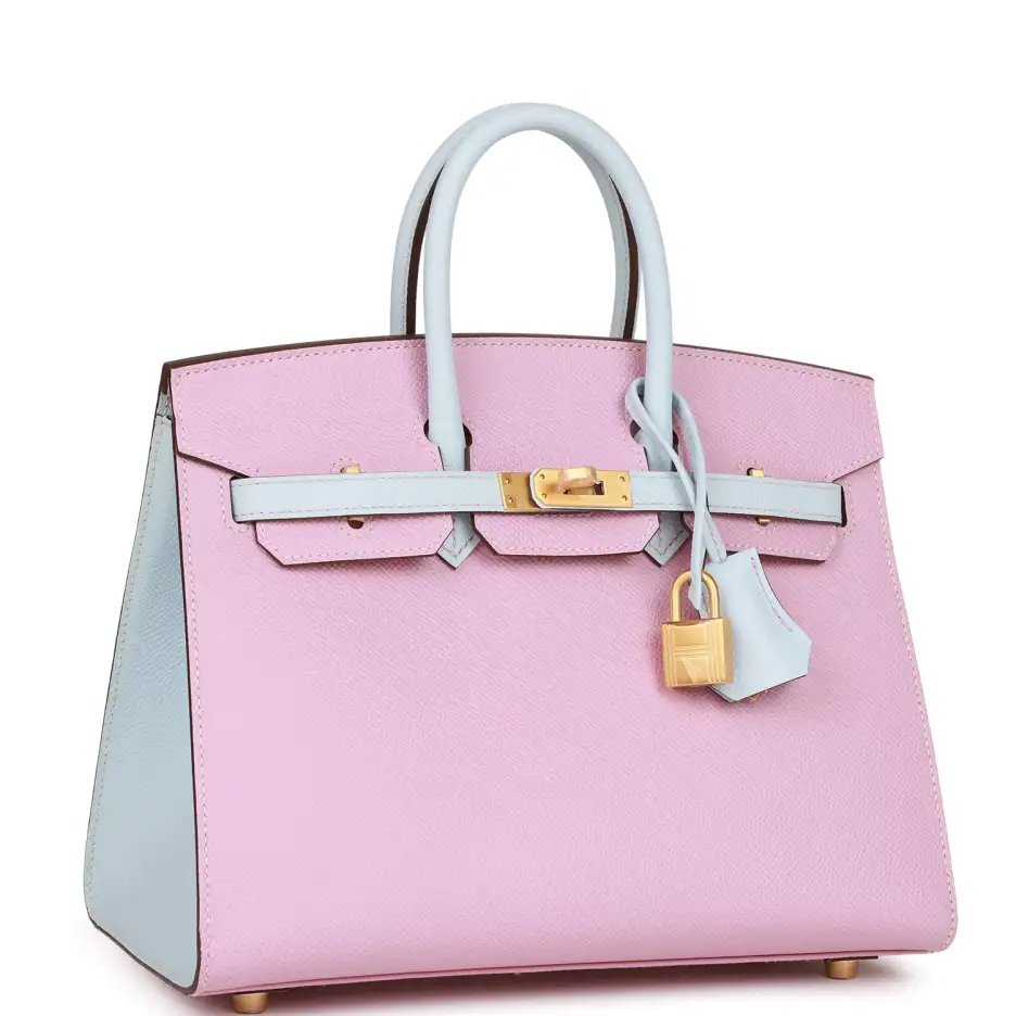 Hermès Special Order (HSS) Birkin Sellier 25 Mauve_ (1)